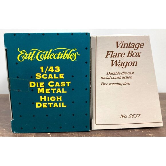 Ertl John Deere 630LP Tractor & Flare Box Wagon Diecast 1/43 Lot Railway Design - Picture 7 of 8